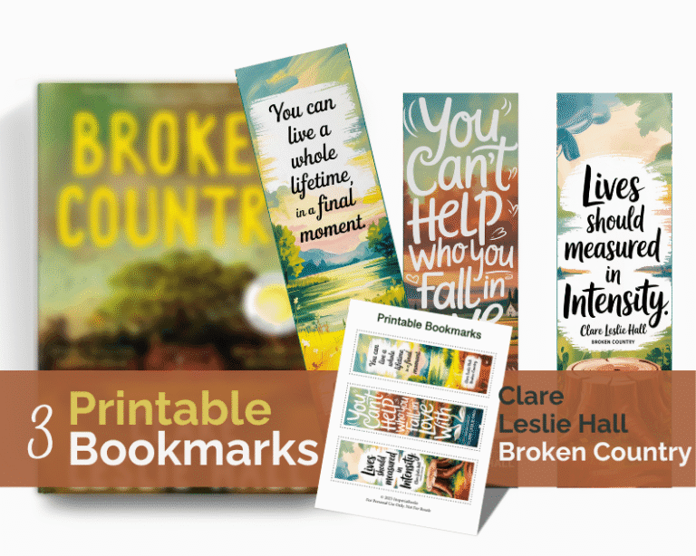 Broken Country Printable Bookmarks